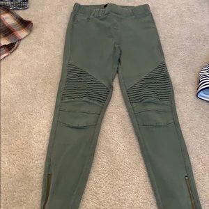 Olive green pants